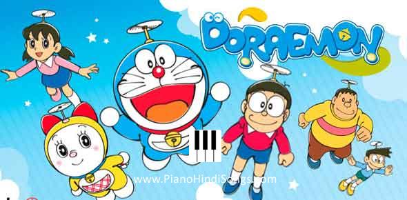 Doraemon Theme | Piano | Notes - Piano Hindi Songs