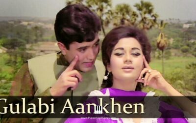 Gulabi Aankhen Jo Teri Dekhi | Piano | Notes