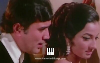 O Mere Dil Ke Chain | Piano | Notes